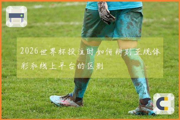 2026世界杯投注时如何辨别正规体彩和线上平台的区别